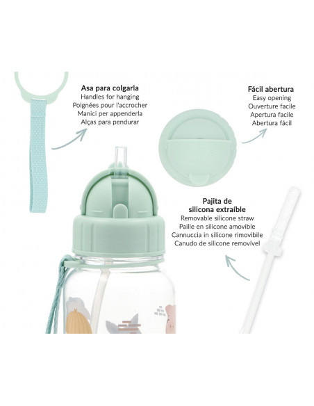 Botella plástico the three little pigs