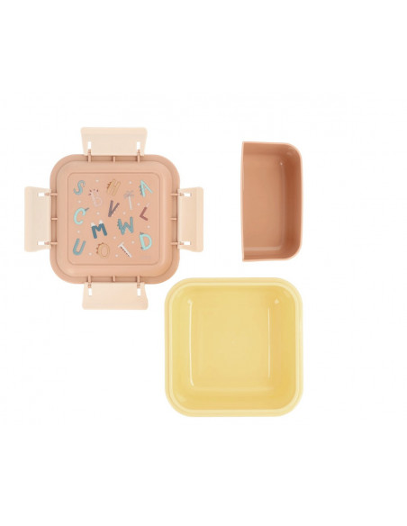 Caja almuerzo grande funny letters