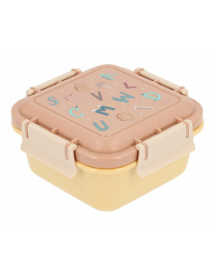Caja almuerzo grande funny letters