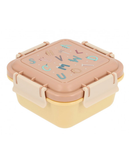 Caja almuerzo grande funny letters