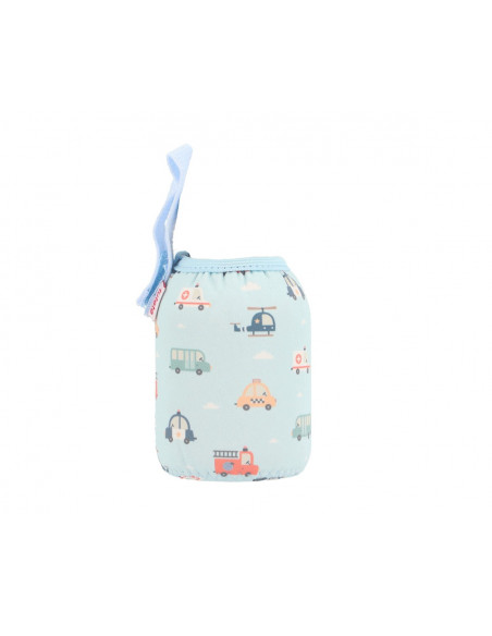 Botella acero con funda city cars 350ml