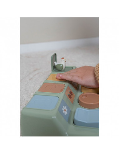 Pulsa y sale el animal pequeña granja