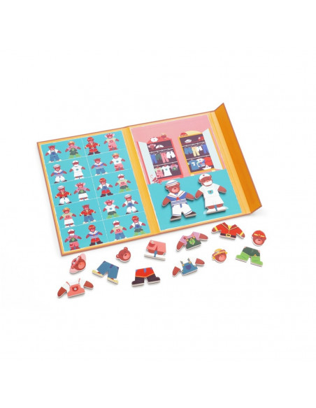 Viste al oso juego magnético