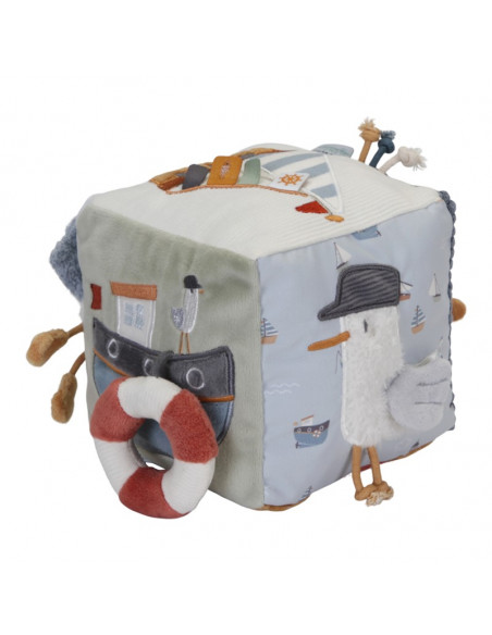 Cubo de actividades con anilla sailors bay