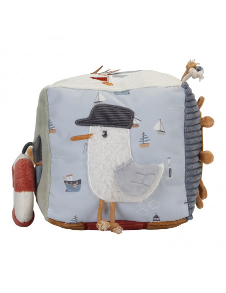 Cubo de actividades con anilla sailors bay