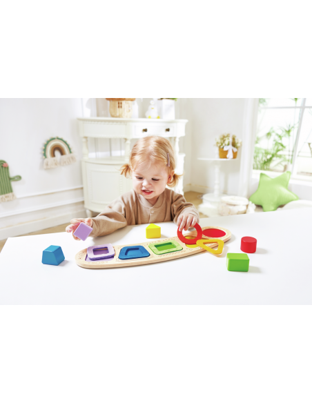 Puzle de clasificación de colores y formas