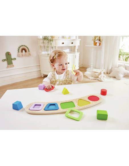 Puzle de clasificación de colores y formas