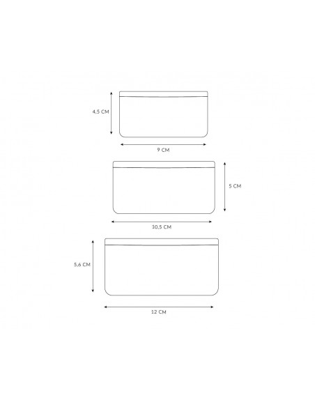 3 Cajas almuerzo Magical forest