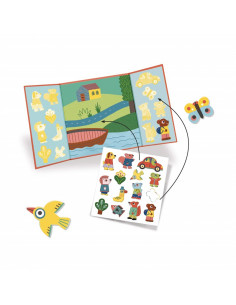 Pegatinas reutilizables Los animales 2