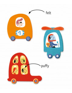 Crear con pegatinas Me gustan los coches 2