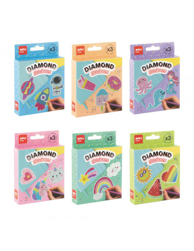 Pegatinas de diamantes