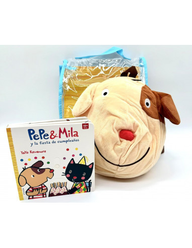 Pack mochila Pepe y Mila y la fiesta de cumpleaños