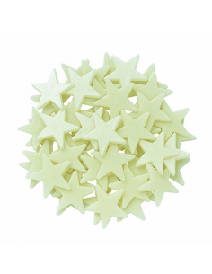 Mini estrellas brillantes en la oscuridad