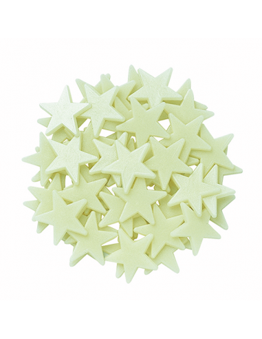 Mini estrellas brillantes en la oscuridad