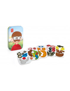 Juego en lata: Cara magnética divertida