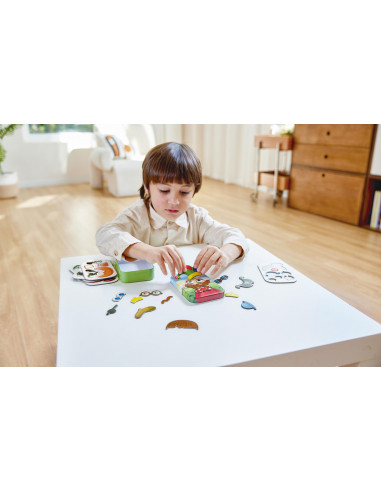 Juego en lata: Cara magnética divertida