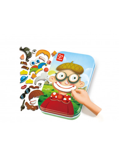 Juego en lata: Cara magnética divertida