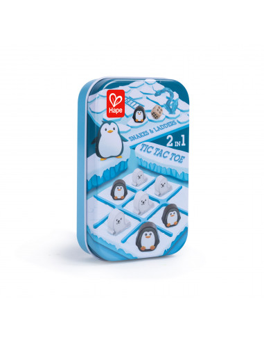 Juego en lata: Tres en raya & serpientes y escaleras