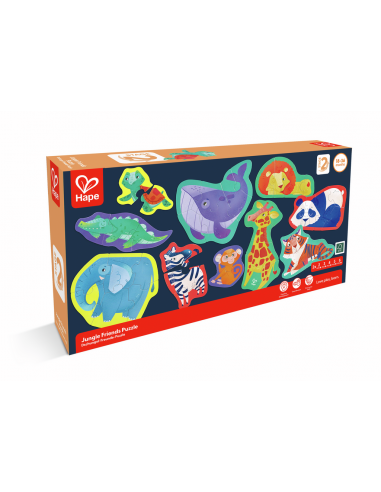 Rompecabezas de amigos de la jungla