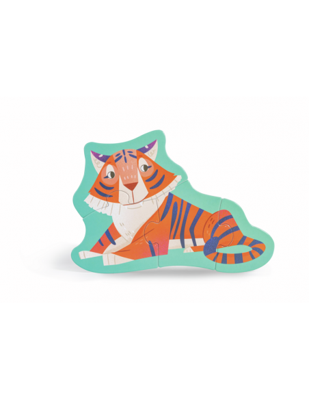 Rompecabezas de amigos de la jungla