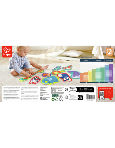 Rompecabezas de amigos de la jungla