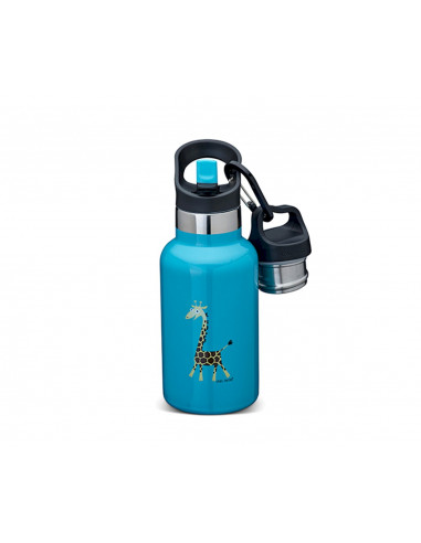 Botella acero inoxidable térmica 350ml Jirafa turquoise
