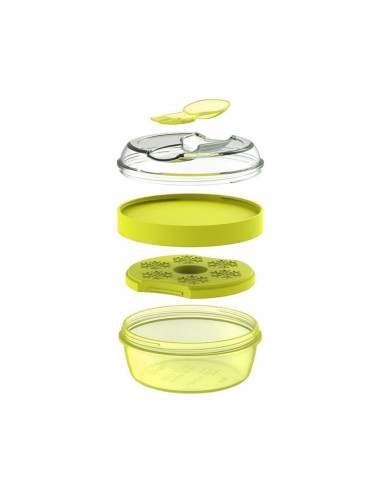 Caja almuerzo con tapa refrigerante N'ice Cup lime