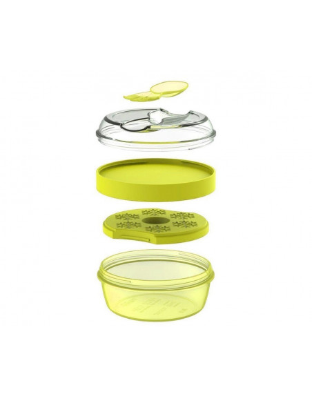 Caja almuerzo con tapa refrigerante N'ice Cup lime