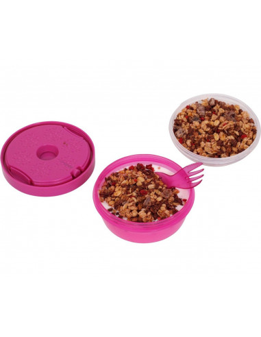 Caja almuerzo con tapa refrigerante N'ice Cup purple