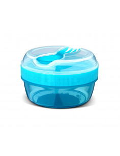 Caja almuerzo con tapa refrigerante N'ice Cup turquoise