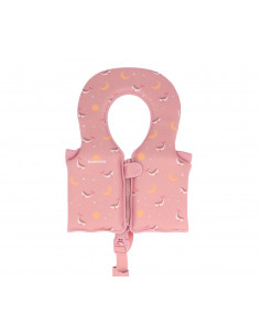 Chaleco flotador aprendizaje Whale Pink talla 1-2 años