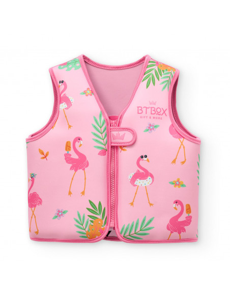 Chaleco flotador aprendizaje Btbox Flamingos S-11-19 KG