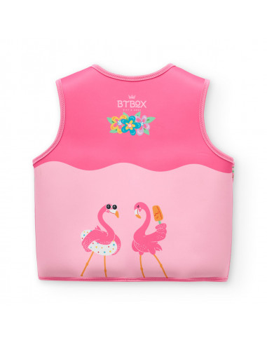 Chaleco flotador aprendizaje Btbox Flamingos S-11-19 KG