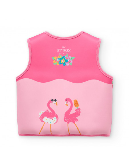 Chaleco flotador aprendizaje Btbox Flamingos S-11-19 KG