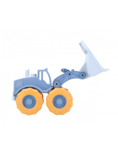 Excavadora azul