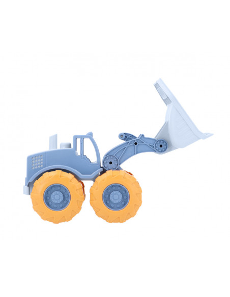 Excavadora azul