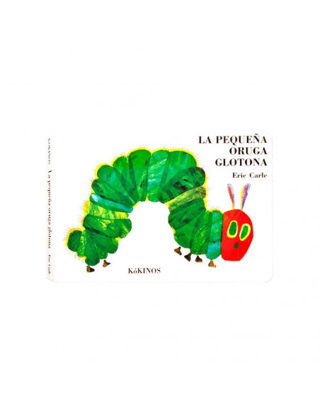 La pequeña oruga glotona grande tapa dura